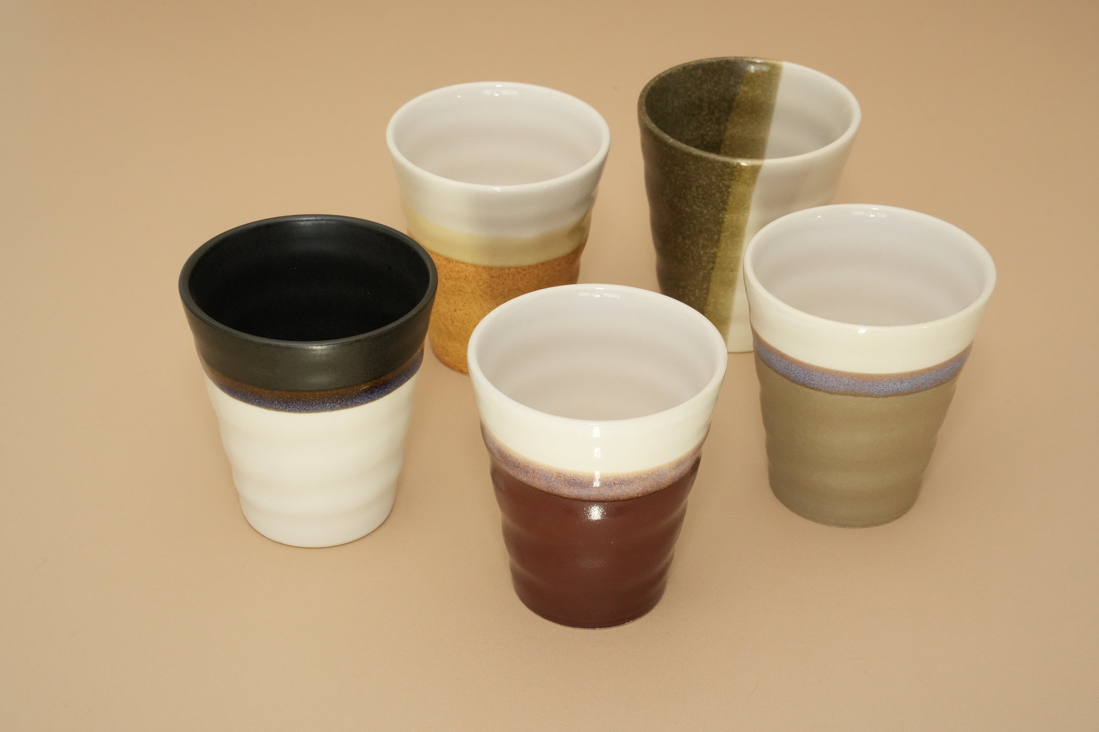 Cierto | ZEN | Earth Tone Cups Gift Box (Set of 5)